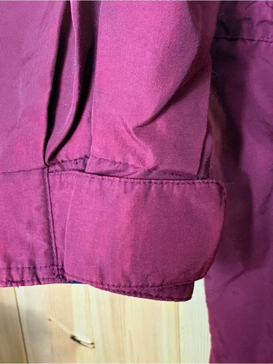 VTG WindRiver Nylon Jacket Womens Sz small Barn Outdoors Spring Rain retro flaws - Picture 11 of 16